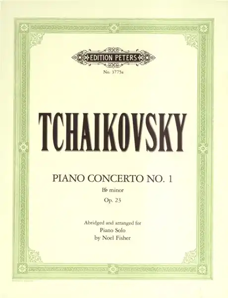 Kostenloser Versand Edition Peters TCHAIKOVSKY PYOTR ILYICH - CONCERTO NO.1 IN B FLAT MINOR OP.23 - PIANO