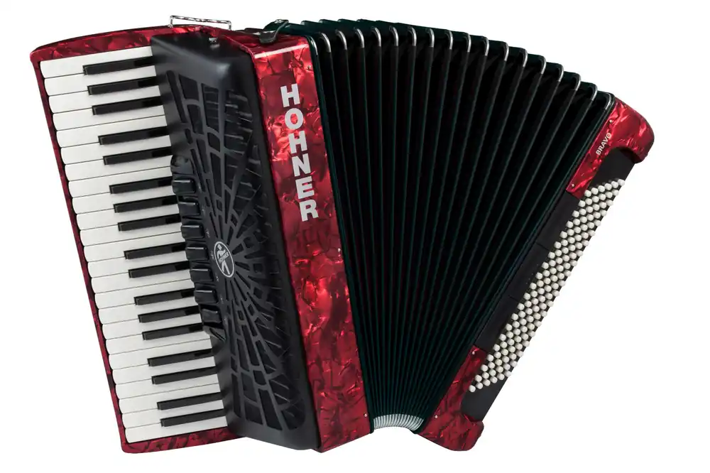 Bestpreis Hohner BRAVO III 120 ROT