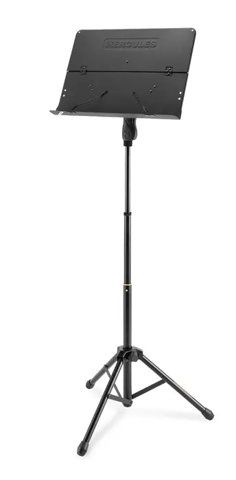 Top-Angebot Hercules Stands QUIK-N-EZ THREE WAY HEIGHT ADJUSTMENT TRIPOD MUSIC STAND WITH FOLDING DESK BS408B