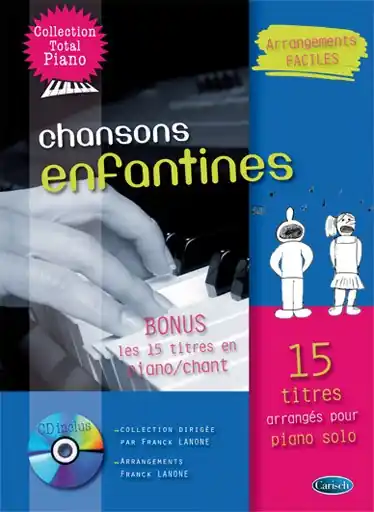 Billig Carisch LANONE FRANCK - CHANSONS ENFANTINES POUR PIANO + CD