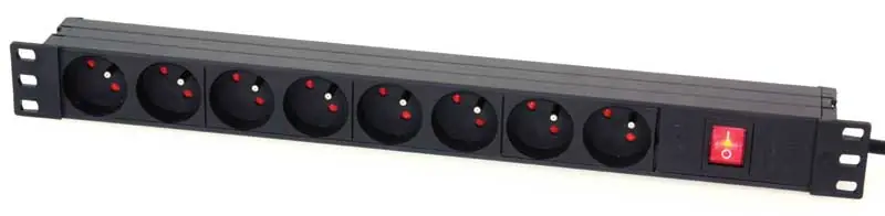 Ibiza Sound 8-W LIGHTING BOX 19" RACK Solange Der Vorrat Reicht