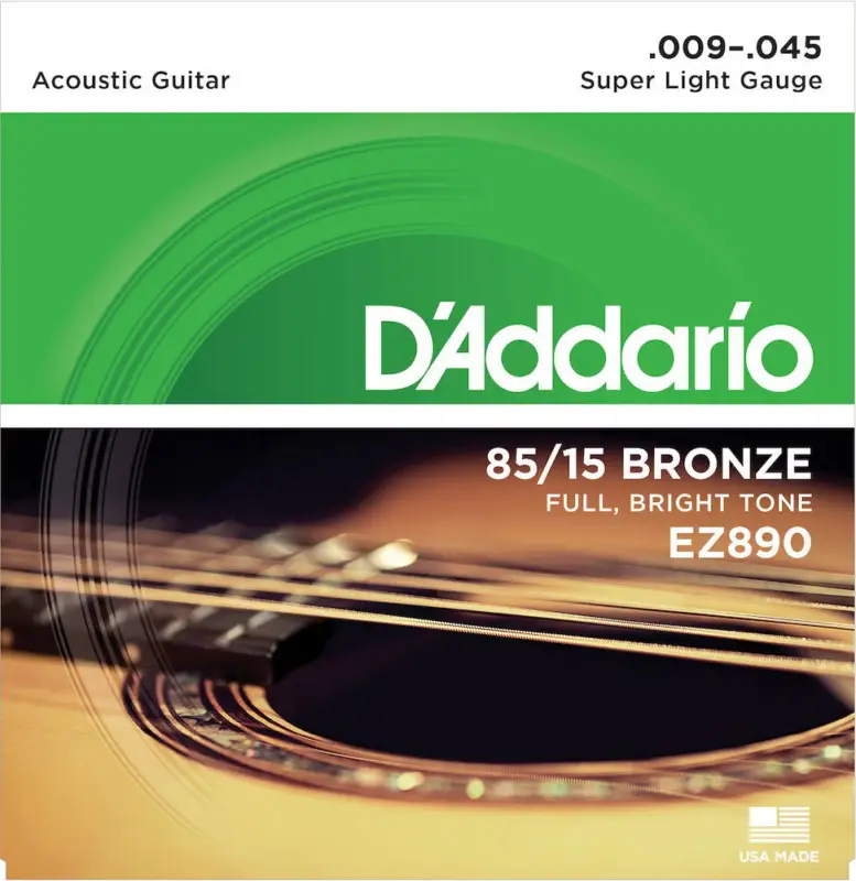 D'addario And Co EZ890 AMERICAN BRONZE 85/15 SUPER LIGHT 09-45 Günstig