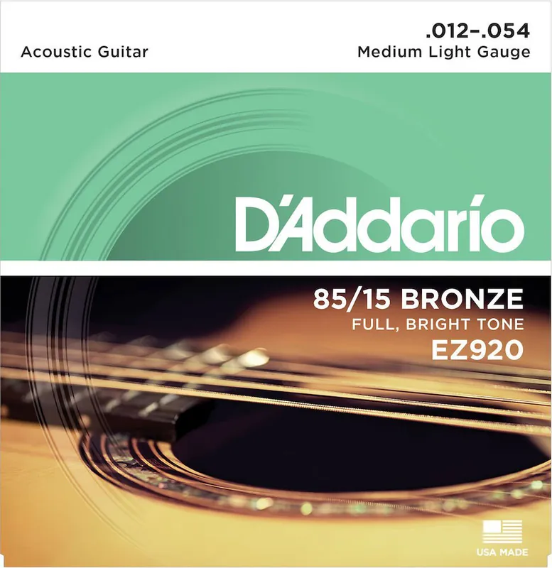 D'addario And Co EZ920 AMERICAN BRONZE 85/15 MEDIUM LIGHT 12-54 Mega-Angebot
