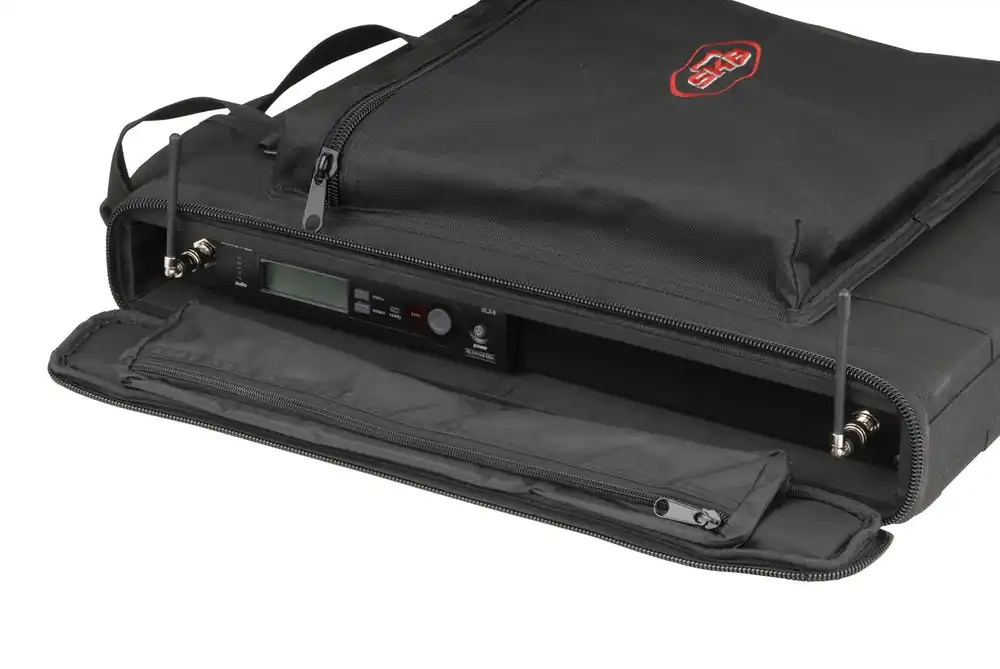 SKB 1SKB-SC191U - 1U SOFT RACK CASE STEEL RAILS HEAVY DUTY ZIPPERS OUTER POCKET SHOULDER STRAPS Neue Kollektion