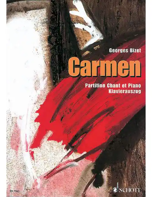 Schott BIZET G. - CARMEN - CHANT-PIANO Neuheit