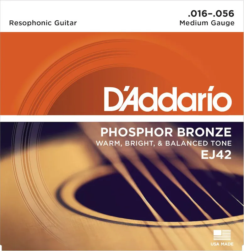 Super-Preis D'addario And Co EJ42 RESOPHONIC GUITAR STRINGS 16-56
