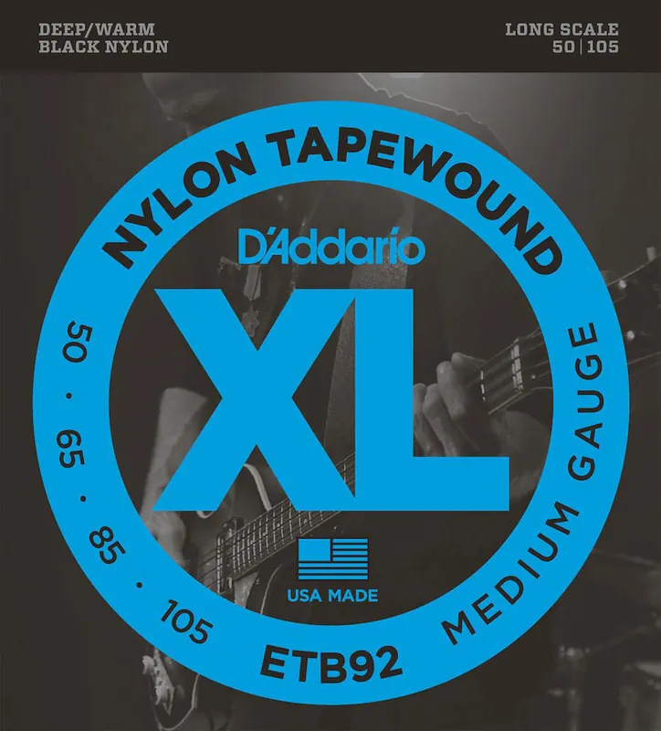 D'addario And Co ETB92 NYLON TAPEWOUND LONG SCALE MEDIUM 50-105 Angebot