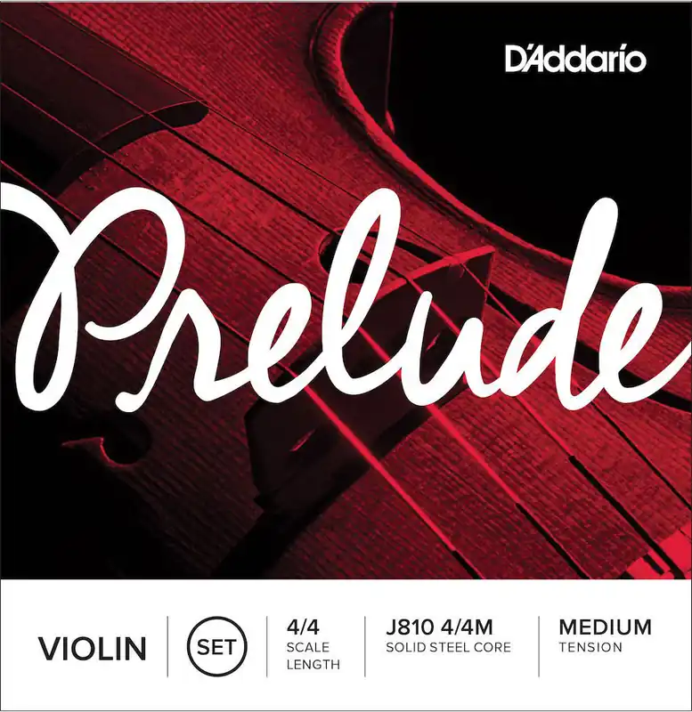D'addario And Co PRELUDE VIOLIN STRING SET NECK 4/4 TENSION MEDIUM Neue Kollektion