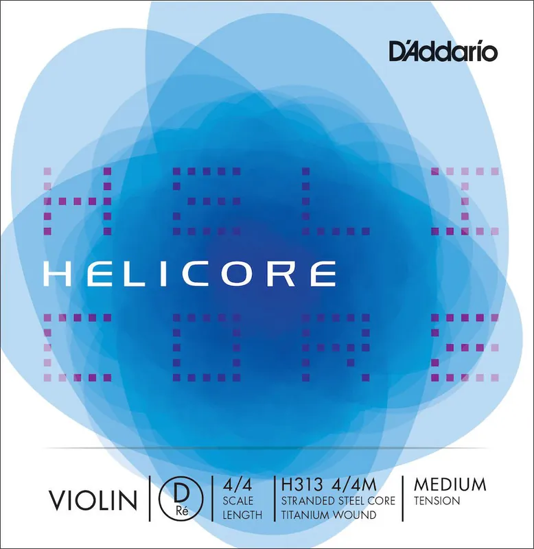 Saisonangebot D'addario And Co 4/4 HELICORE VIOLIN SINGLE D STRING SCALE MEDIUM TENSION