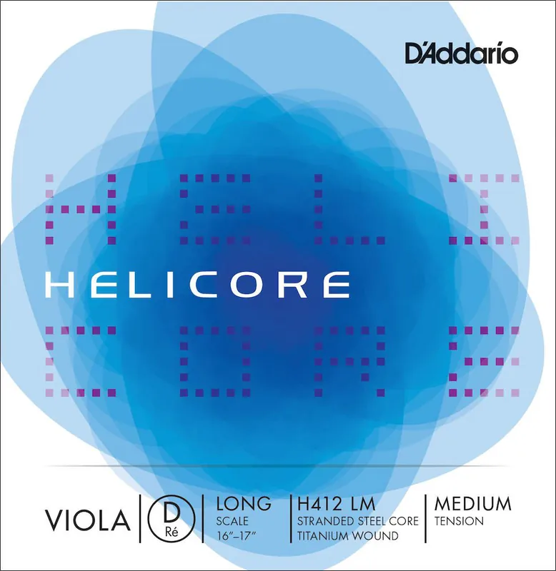 Beliebt D'addario And Co HELICORE VIOLA SINGLE D STRING LONG SCALE MEDIUM TENSION