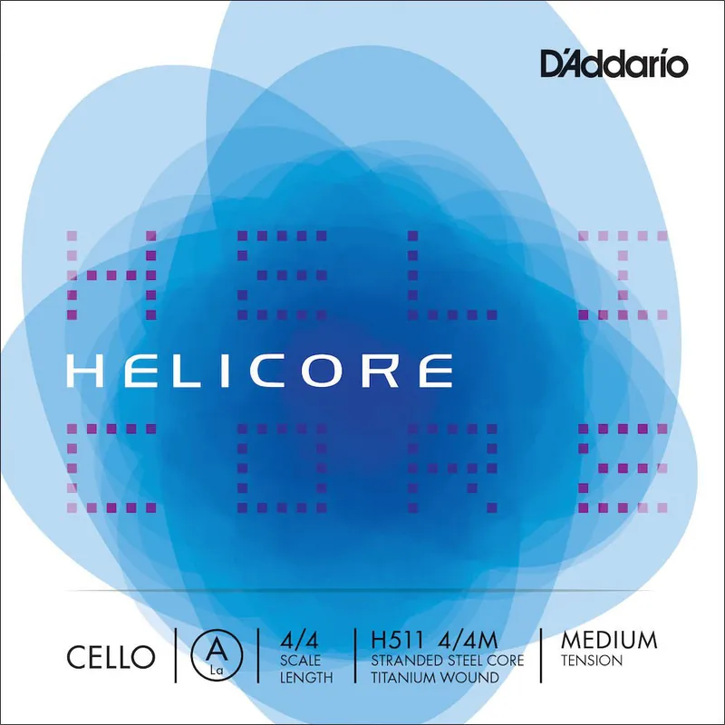 D'addario And Co 4/4 HELICORE CELLO SINGLE A STRING SCALE MEDIUM TENSION Sofort Bestellen