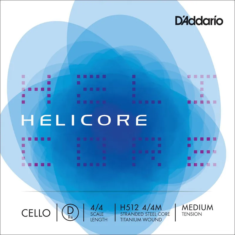 Bestpreis D'addario And Co 4/4 HELICORE CELLO SINGLE D STRING SCALE MEDIUM TENSION