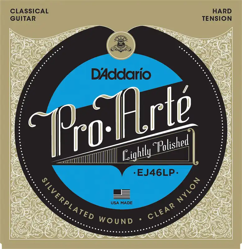 D'addario And Co EJ46LP PRO-ARTE COMPOSITE CLASSICAL GUITAR STRINGS HARD TENSION Highlight