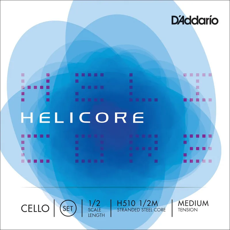 D'addario And Co 1/2 HELICORE CELLO STRING SET SCALE MEDIUM TENSION Sonderaktion