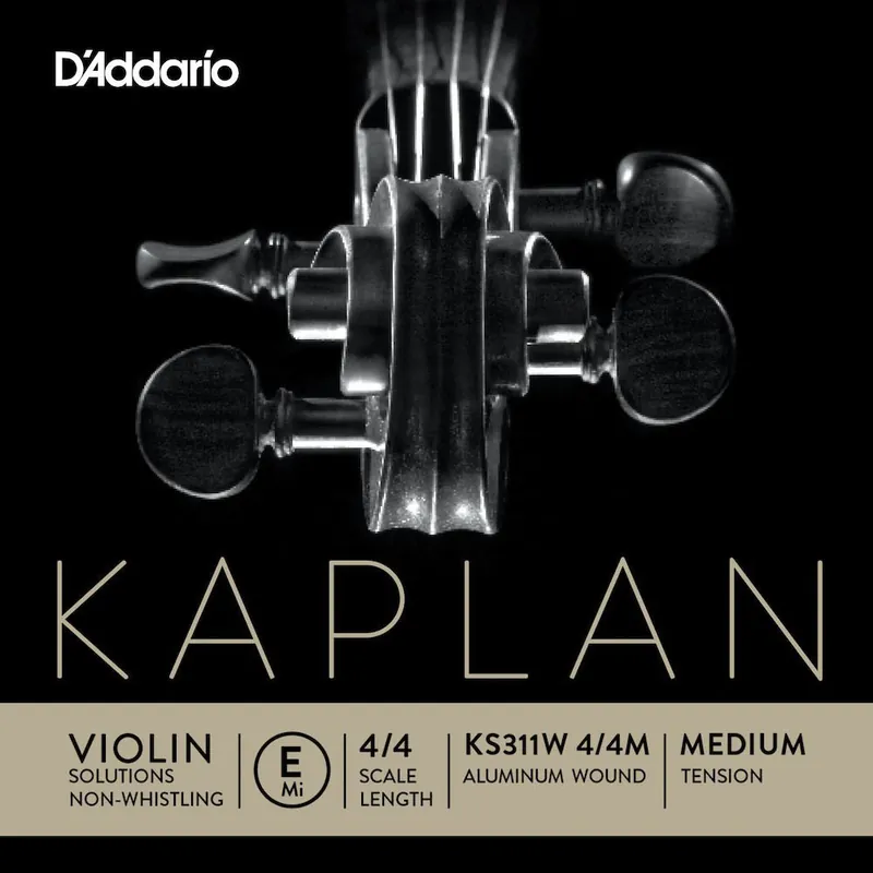 Beliebt D'addario And Co 4/4 KAPLAN NON-WHISTLING VIOLIN ALUMINUM WOUND E STRING SCALE MEDIUM TENSION