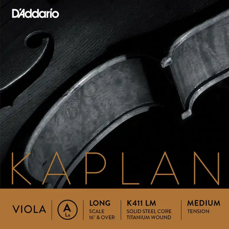 Markenware D'addario And Co KAPLAN VIOLA SINGLE A STRING LONG SCALE MEDIUM TENSION