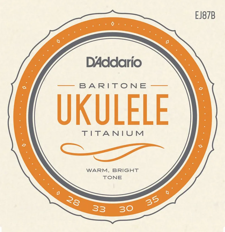 Garantierte Lieferung D'addario And Co EJ87B TITANIUM UKULELE STRINGS BARITONE