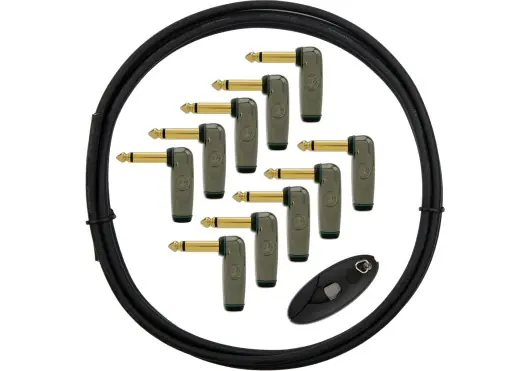 Zertifiziert D'addario And Co SOLDERLESS CUSTOM CABLE KIT 10 FEET 10 PLUGS