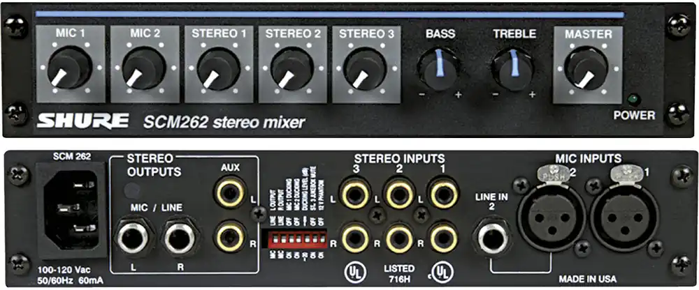 Neuheit Shure Installation SCM262E