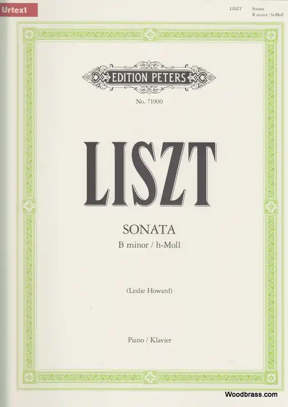 Direkt Vom Hersteller Edition Peters LISZT F. - SONATA IN B MINOR - PIANO