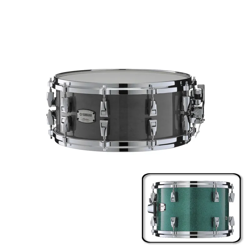 Yamaha AMS1460 - ABSOLUTE HYBRID MAPLE 14 X 6 JADE GREEN SPARKLE Finale Aktion