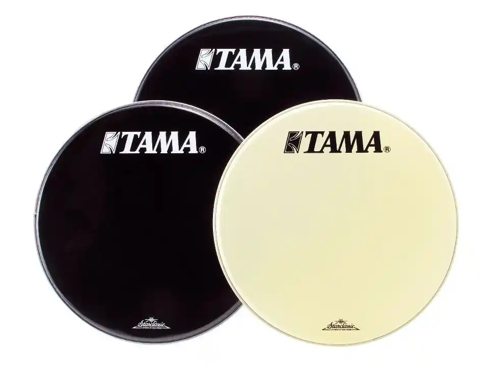 Zertifiziert Tama PEAU DE RESONNANCE NOIRE 20" BK20BMTT