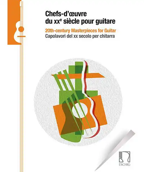 Gratis Versand Edition Max Eschig CHEFS-D'OEUVRE DU XXe SIECLE POUR GUITARE