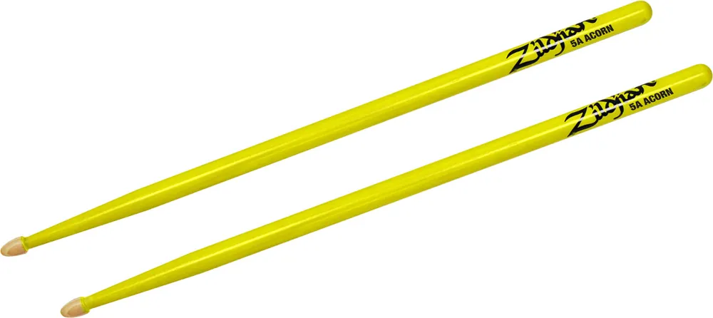 Nur Heute Zildjian Accessories 5ACWDGY - 5A ACORN NEON YELLOW