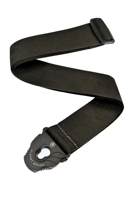 Sonderangebot D'addario And Co PLANET LOCK GUITAR STRAP POLYPROPYLENE BLACK