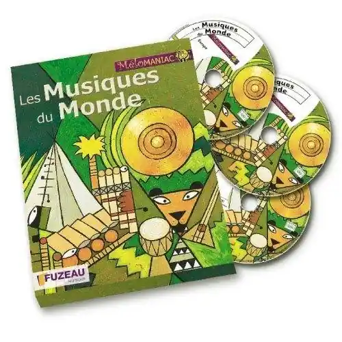 Schnäppchen Fuzeau LES MUSIQUES DU MONDE - COFFRET LIVRE + 3 CD AUDIO - FUZEAU