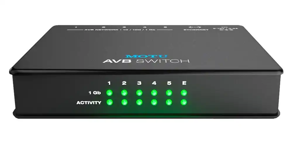Zertifiziert Motu Avb Switch