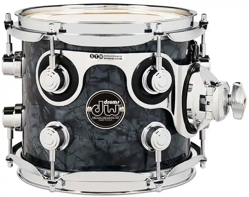 Billig DW Drum Workshop TOM 8X7 PERFORMANCE FINISH PLY / SATIN OIL BLACK DIAMOND