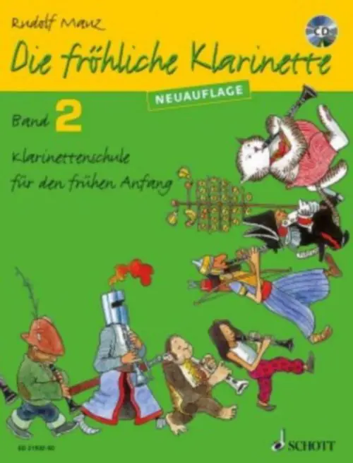 Schott MAUZ RUDOLF - DIE FROHLICHE KLARINETTE VOL.2 + CD Jetzt Kaufen