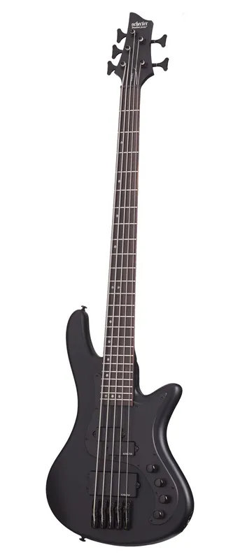 Schecter Stiletto 5 Stealth Satin Black Sonderaktion