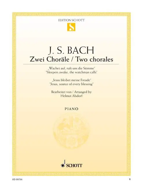 2 Choräle BWV140 und BWV147 Geprüft