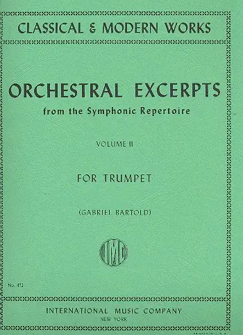 Orchestral Excerpts vol.2 Direkt Vom Hersteller