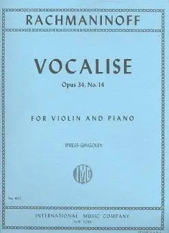 Vocalise op.34,14 Bestpreis