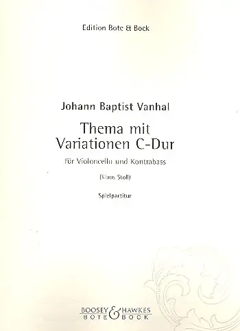 Thema mit Variationen C-Dur Begrenztes Angebot