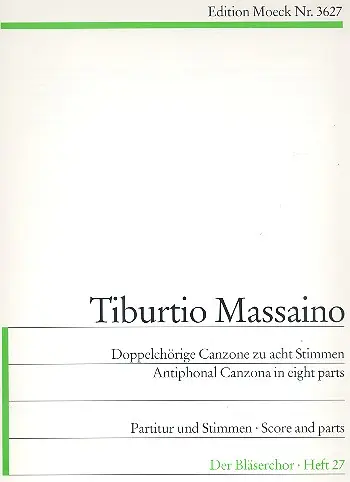 Doppelchörige Canzone Saisonangebot