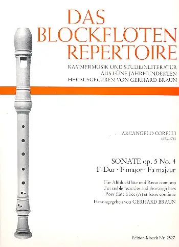 Sonate F-Dur op.5,4 Abverkauf