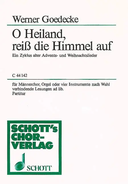 Must-Have O Heiland reiß die Himmel auf