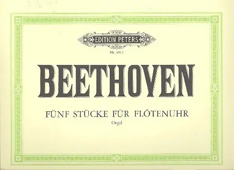 Markenware 5 Stücke WoO33 für Flötenuhr