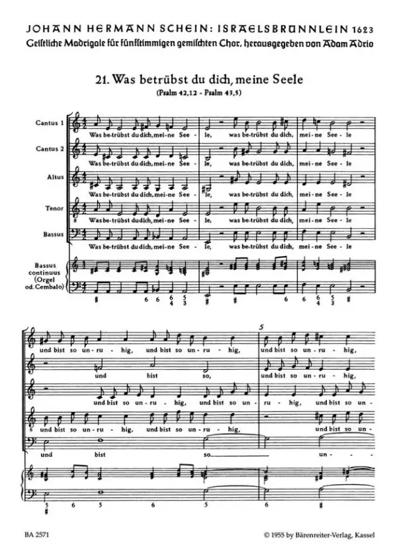 Was betrübst du dich meine Seele Markenprodukt