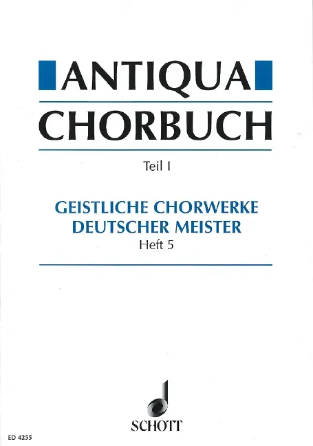 Antiqua-Chorbuch Teil I / Heft 5 Rabatt