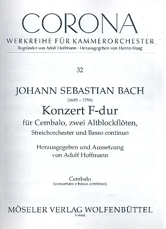 Konzert F-Dur BWV1057 Schnäppchen
