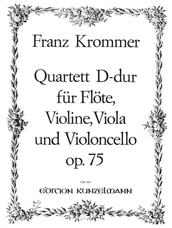 Quartett D-Dur op.75 Preiswert