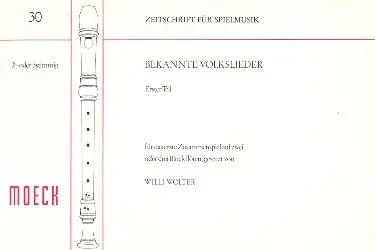Bestseller Bekannte Volkslieder Band 1