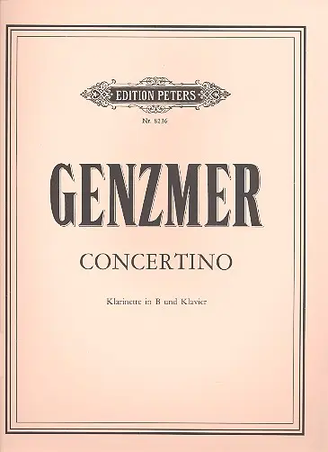 Geprüft Concertino für Klarinette und Orchester