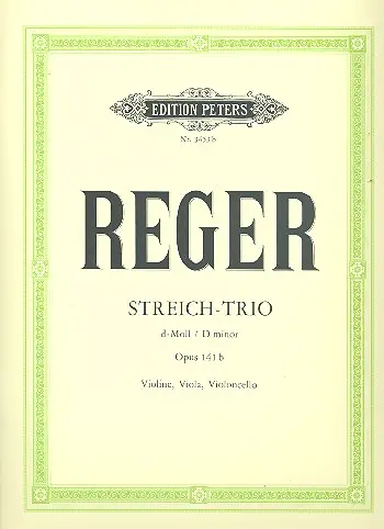 Schnäppchen Streichtrio d-Moll op.141b