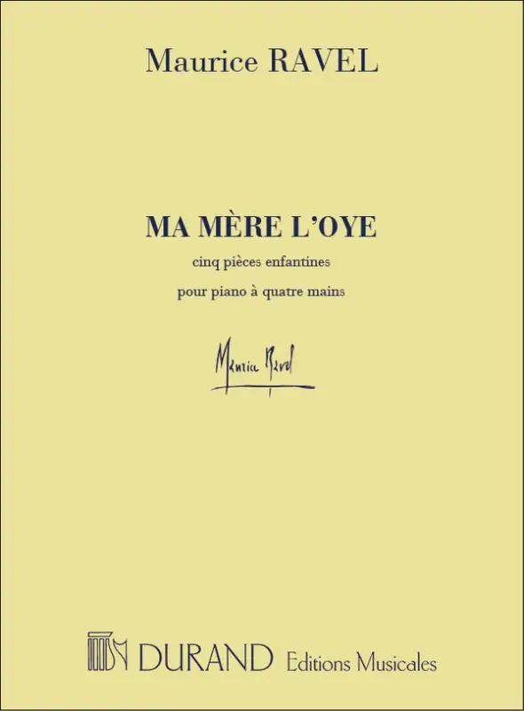 Neuheit Ma mere l'oye 5 pièces enfantines